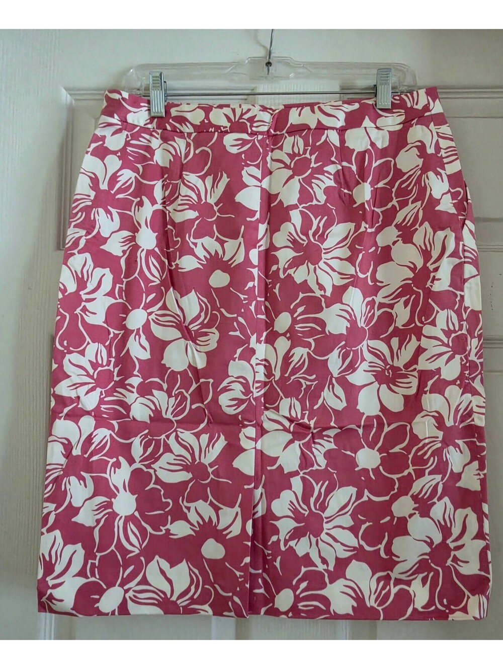 Brooks Brothers Stretch Floral Pencil Skirt Size 8